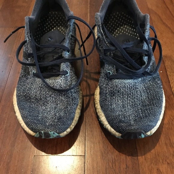 Adidas Pure Boost DPR LTD Blue Training Gym Men Shoes Size 9.5 - Picture 3 of 6